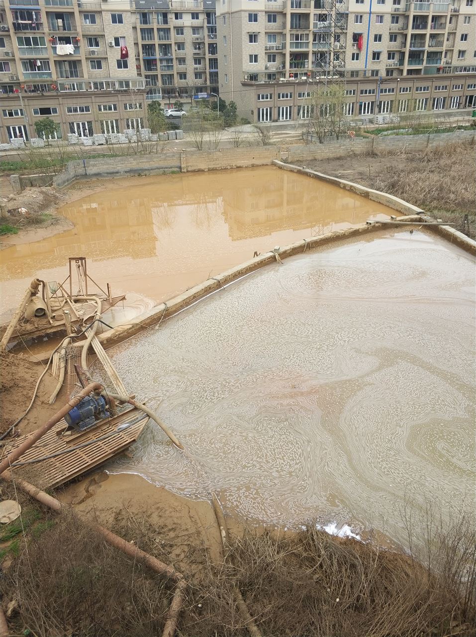 西工沉淀池淤泥清理-厂区废水池淤泥清淤