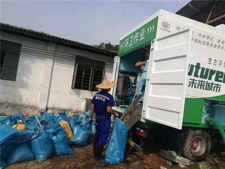 西工工业污泥压干处理